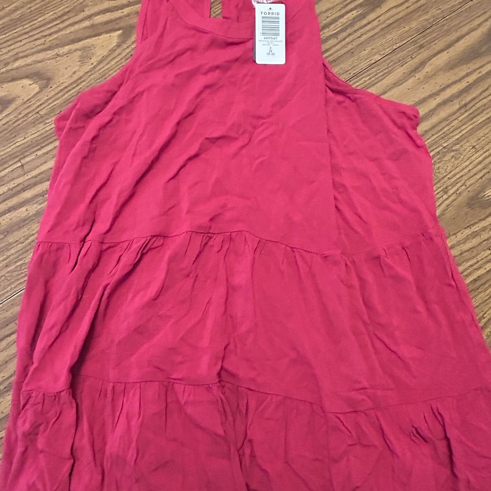Torrid Bold Red Halter Top